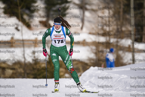 15.12.2019, xkvx, Biathlon DSV Deutschlandpokal Martell, Sprint - weiblich, v.l. Christina Benedetti (Germany)  
