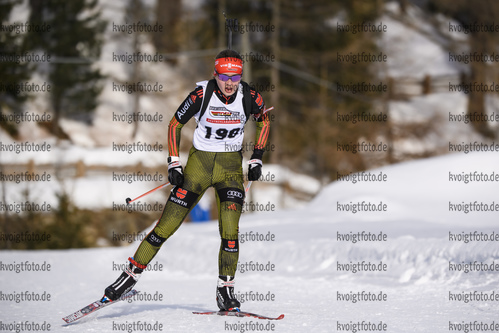 15.12.2019, xkvx, Biathlon DSV Deutschlandpokal Martell, Sprint - weiblich, v.l. Jana Fiedler (Germany)  