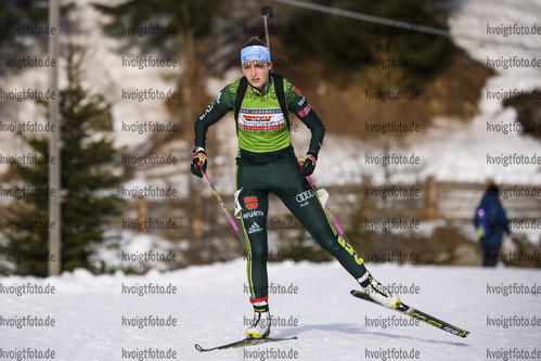 15.12.2019, xkvx, Biathlon DSV Deutschlandpokal Martell, Sprint - weiblich, v.l. Lena Hanses (Germany)  