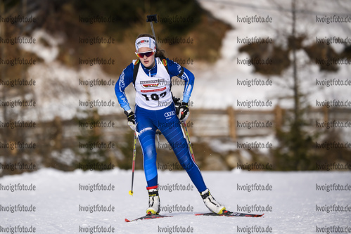 15.12.2019, xkvx, Biathlon DSV Deutschlandpokal Martell, Sprint - weiblich, v.l. Vanessa Kern (Germany)  