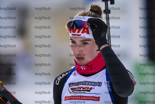 15.12.2019, xkvx, Biathlon DSV Deutschlandpokal Martell, Sprint - weiblich, v.l. Gina Marie Puderbach (Germany)  