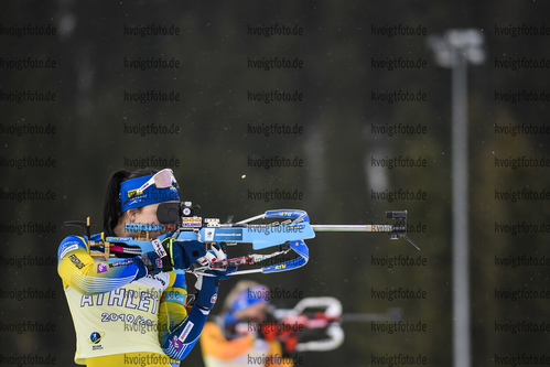 17.12.2019, xkvx, Biathlon IBU Cup Obertilliach, Training Damen, v.l. Johanna Skottheim (Sweden)  