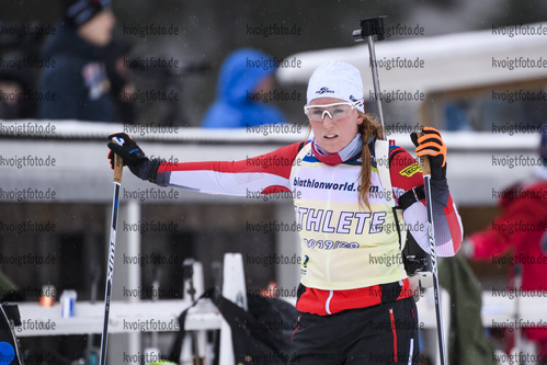 17.12.2019, xkvx, Biathlon IBU Cup Obertilliach, Training Damen, v.l. Simone Kupfner (Austria)  