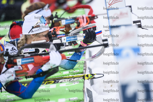 17.12.2019, xkvx, Biathlon IBU Cup Obertilliach, Training Damen, v.l. Ladina Meier-Ruge (Switzerland)  