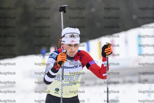 17.12.2019, xkvx, Biathlon IBU Cup Obertilliach, Training Damen, v.l. Anna-Maria Schreder (Austria)  