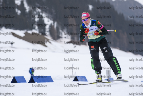 17.12.2019, xkvx, Biathlon IBU Cup Obertilliach, Training Damen, v.l. Stefanie Scherer (Germany)  