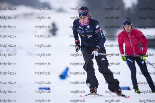 17.12.2019, xkvx, Biathlon IBU Cup Obertilliach, Training Damen, v.l. Michela Carrara (Italy)  