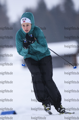 17.12.2019, xkvx, Biathlon IBU Cup Obertilliach, Training Damen, v.l. Ida Lien (Norway)  