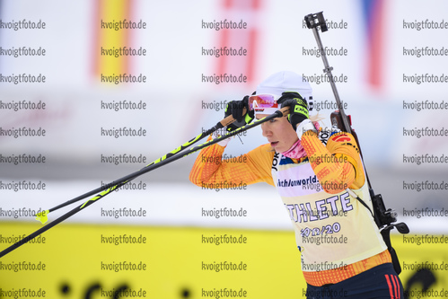 17.12.2019, xkvx, Biathlon IBU Cup Obertilliach, Training Damen, v.l. Karolin Horchler (Germany)  