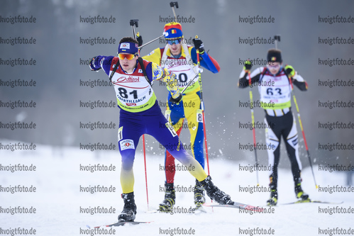 18.12.2019, xkvx, Biathlon IBU Cup Obertilliach, Short Individual Herren, v.l. Vitaliy Trush (Ukraine) in aktion / in action competes