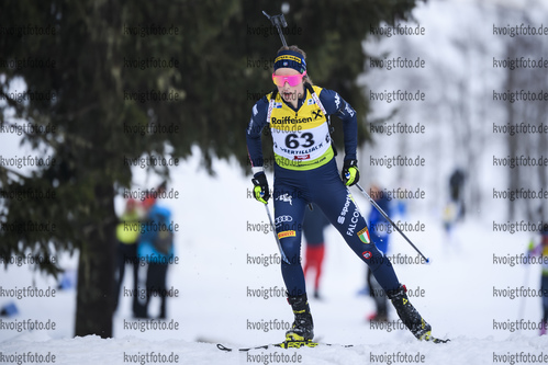 18.12.2019, xkvx, Biathlon IBU Cup Obertilliach, Short Individual Damen, v.l. Irene Lardschneider (Italy) in aktion / in action competes