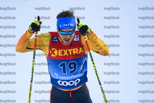 29.12.2019, xkvx, Langlauf Tour de Ski Lenzerheide, Prolog Finale, v.l. Lucas Boegl (Germany) in aktion / in action competes