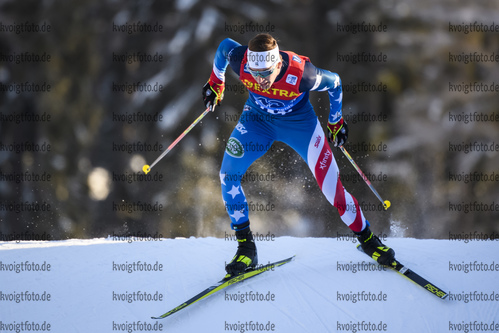 29.12.2019, xkvx, Langlauf Tour de Ski Lenzerheide, Prolog Finale, v.l. Kevin Bolger (United States) in aktion / in action competes
