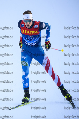 29.12.2019, xkvx, Langlauf Tour de Ski Lenzerheide, Prolog Finale, v.l. Kevin Bolger (United States) in aktion / in action competes
