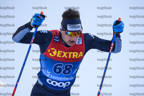 29.12.2019, xkvx, Langlauf Tour de Ski Lenzerheide, Prolog Finale, v.l. Giandomenico Salvadori (Italy) in aktion / in action competes
