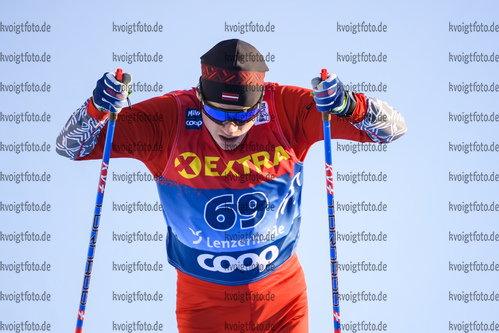 29.12.2019, xkvx, Langlauf Tour de Ski Lenzerheide, Prolog Finale, v.l. Indulis Bikse (Latvia) in aktion / in action competes