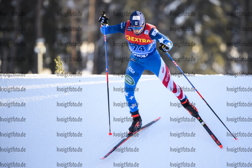 29.12.2019, xkvx, Langlauf Tour de Ski Lenzerheide, Prolog Finale, v.l. David Norris (United States) in aktion / in action competes