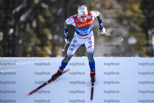 29.12.2019, xkvx, Langlauf Tour de Ski Lenzerheide, Prolog Finale, v.l. Axel Ekstroem (Sweden) in aktion / in action competes