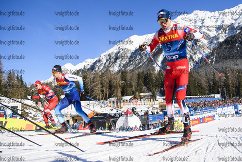 29.12.2019, xkvx, Langlauf Tour de Ski Lenzerheide, Sprint Finale, v.l. Paal Golberg (Norway) in aktion / in action competes