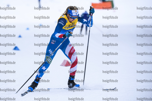 31.12.2019, xkvx, Langlauf Tour de Ski Toblach, Einzel Damen, v.l. Jessica Diggins (United States) in aktion / in action competes