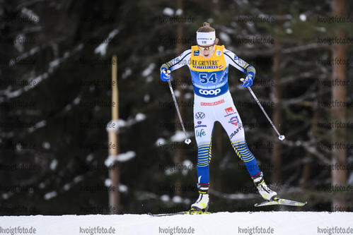 31.12.2019, xkvx, Langlauf Tour de Ski Toblach, Einzel Damen, v.l. Ebba Andersson (Sweden) in aktion / in action competes