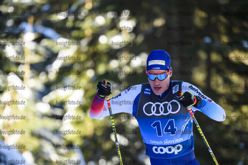 31.12.2019, xkvx, Langlauf Tour de Ski Toblach, Einzel Herren, v.l. Livio Bieler (Switzerland) in aktion / in action competes