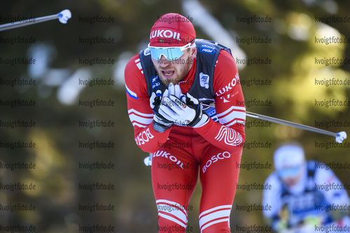31.12.2019, xkvx, Langlauf Tour de Ski Toblach, Einzel Herren, v.l. Artem Maltsev (Russia) in aktion / in action competes