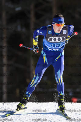 31.12.2019, xkvx, Langlauf Tour de Ski Toblach, Einzel Herren, v.l. Nail Bashmakov (Kazakhstan) in aktion / in action competes