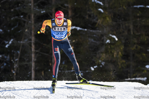 31.12.2019, xkvx, Langlauf Tour de Ski Toblach, Einzel Herren, v.l. Florian Notz (Germany) in aktion / in action competes