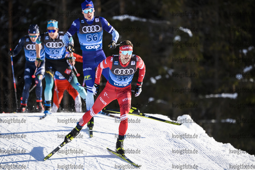 31.12.2019, xkvx, Langlauf Tour de Ski Toblach, Einzel Herren, v.l. Denis Spitsov (Russia) in aktion / in action competes