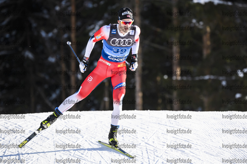 31.12.2019, xkvx, Langlauf Tour de Ski Toblach, Einzel Herren, v.l. Hans Christer Holund (Norway) in aktion / in action competes