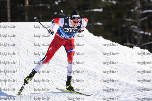 31.12.2019, xkvx, Langlauf Tour de Ski Toblach, Einzel Herren, v.l. Martin Loewstroem Nyenget (Norway) in aktion / in action competes