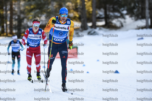 01.01.2020, xkvx, Langlauf Tour de Ski Toblach, Pursuit Herren, v.l. Lucas Boegl (Germany)  / 