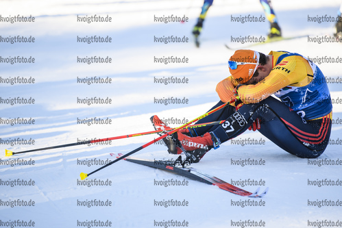 01.01.2020, xkvx, Langlauf Tour de Ski Toblach, Pursuit Herren, v.l. Janosch Brugger (Germany)  / 