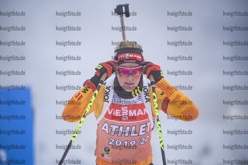 07.01.2019, xkvx, Biathlon IBU Weltcup Oberhof, Training Damen, v.l. Maren Hammerschmidt (Germany) in aktion / in action competes