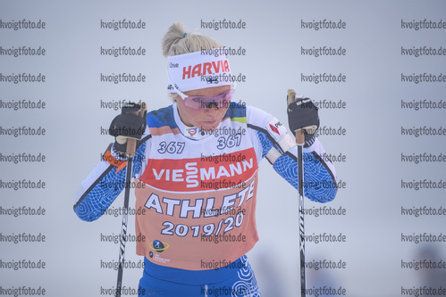 07.01.2019, xkvx, Biathlon IBU Weltcup Oberhof, Training Damen, v.l. Mari Eder (Finland) in aktion / in action competes