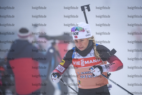 07.01.2019, xkvx, Biathlon IBU Weltcup Oberhof, Training Damen, v.l. Tiril Eckhoff (Norway) in aktion / in action competes