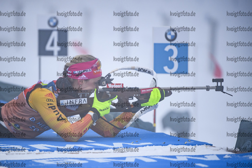 07.01.2019, xkvx, Biathlon IBU Weltcup Oberhof, Training Damen, v.l. Denise Herrmann (Germany) in aktion am Schiessstand / at the shooting range