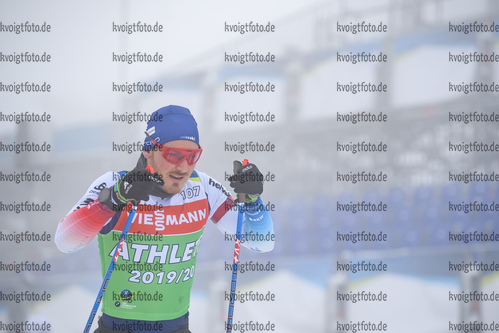 08.01.2019, xkvx, Biathlon IBU Weltcup Oberhof, Training Herren, v.l. Joscha Burkhalter (Switzerland) in aktion / in action competes