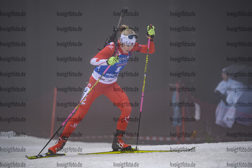 09.01.2019, xkvx, Biathlon IBU Weltcup Oberhof, Sprint Damen, v.l. Emma Lunder (Canada) in aktion / in action competes