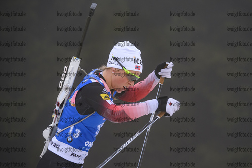 09.01.2019, xkvx, Biathlon IBU Weltcup Oberhof, Sprint Damen, v.l. Tiril Eckhoff (Norway) in aktion / in action competes