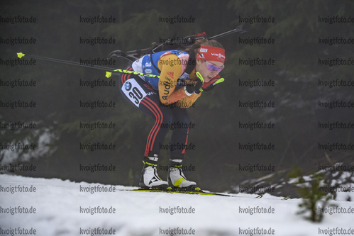 09.01.2019, xkvx, Biathlon IBU Weltcup Oberhof, Sprint Damen, v.l. Janina Hettich (Germany) in aktion / in action competes