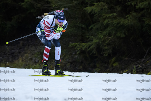 10.01.2019, xkvx, Biathlon IBU Weltcup Oberhof, Sprint Herren, v.l. Leif Nordgren (United States) in aktion / in action competes
