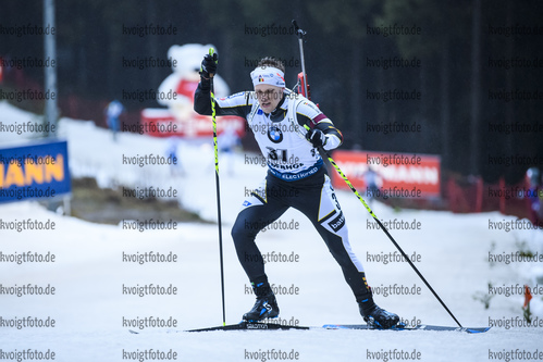 10.01.2019, xkvx, Biathlon IBU Weltcup Oberhof, Sprint Herren, v.l. Thierry Langer (Belgium) in aktion / in action competes