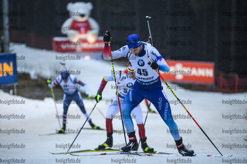 10.01.2019, xkvx, Biathlon IBU Weltcup Oberhof, Sprint Herren, v.l. Sera?n Wiestner (Switzerland) in aktion / in action competes