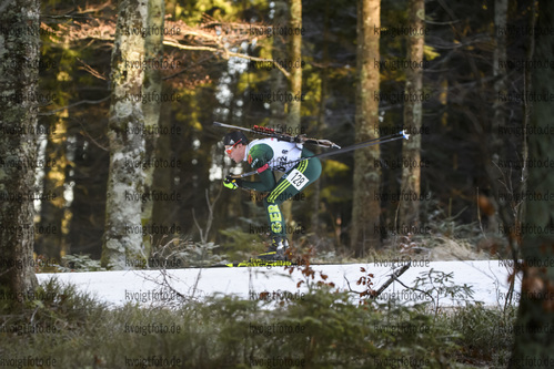11.01.2020, xkvx, Biathlon DSV Deutschlandpokal Notschrei, Einzel - maennlich, v.l. Niklas Homberg (Germany)  / 