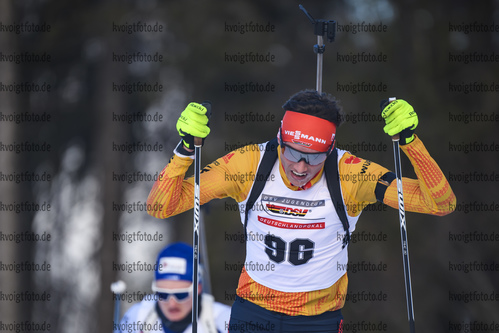 11.01.2020, xkvx, Biathlon DSV Deutschlandpokal Notschrei, Einzel - maennlich, v.l. Philipp Lipowitz (Germany)  / 