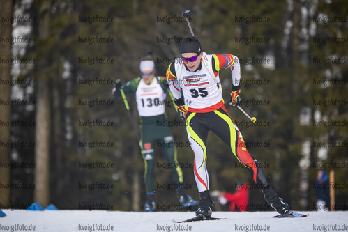 11.01.2020, xkvx, Biathlon DSV Deutschlandpokal Notschrei, Einzel - maennlich, v.l. Matthias Von Kaenel (Switzerland)  / 