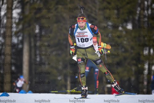 11.01.2020, xkvx, Biathlon DSV Deutschlandpokal Notschrei, Einzel - maennlich, v.l. Tim Wolter (Germany)  / 