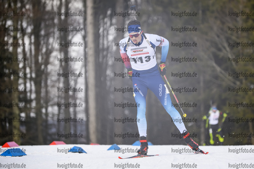 11.01.2020, xkvx, Biathlon DSV Deutschlandpokal Notschrei, Einzel - maennlich, v.l. Elias Kaegi (Germany)  / 